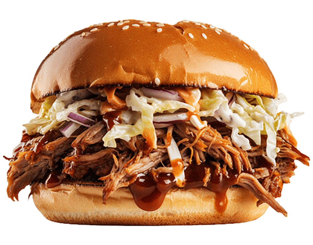 Big Kyle BBQ Pulled Pork sandwich